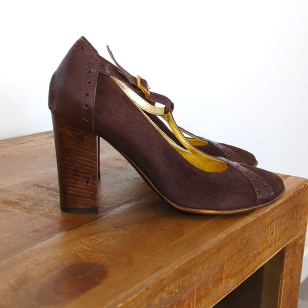 🆕🌿GIORGIO GALASSI ITALIAN SUEDE PUMPS🌿 - Picture 5 of 16